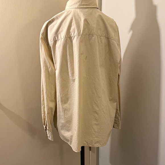 Ralph Lauren Cream Button Down Shirt - Picture 2 of 5